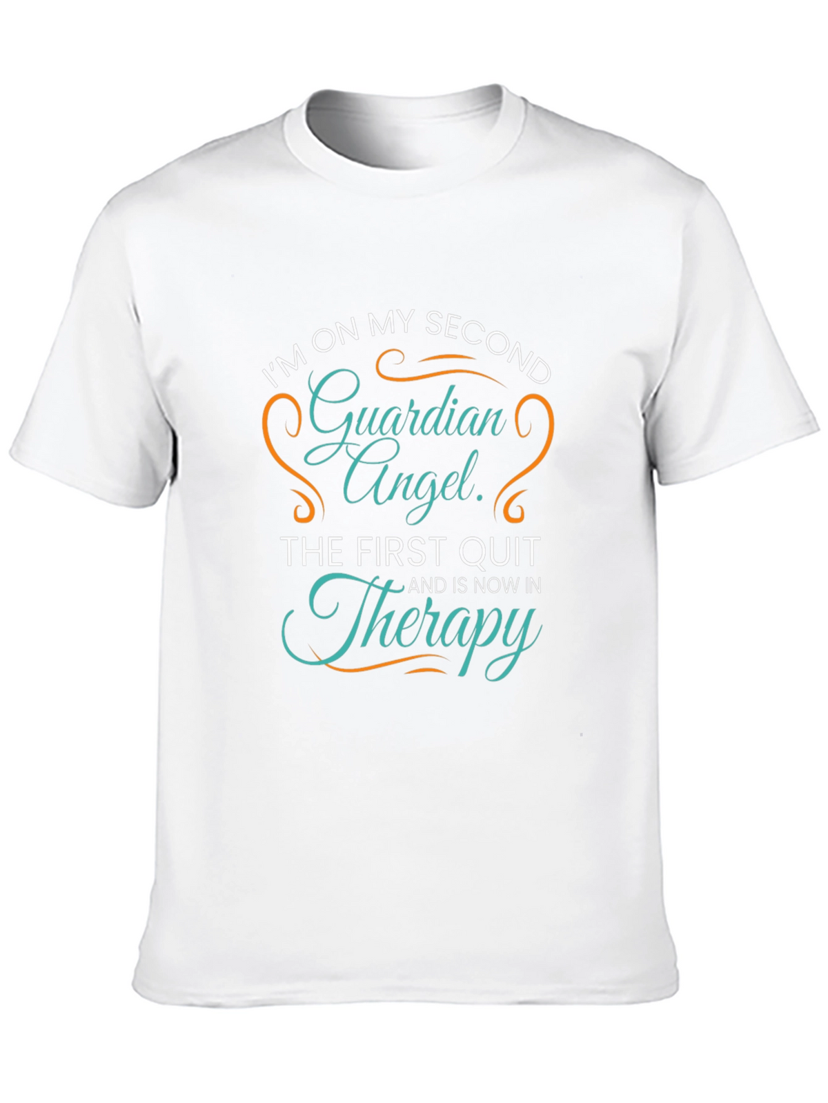 Funny Guardian Angel T-Shirt Sarcastic Humor Tee