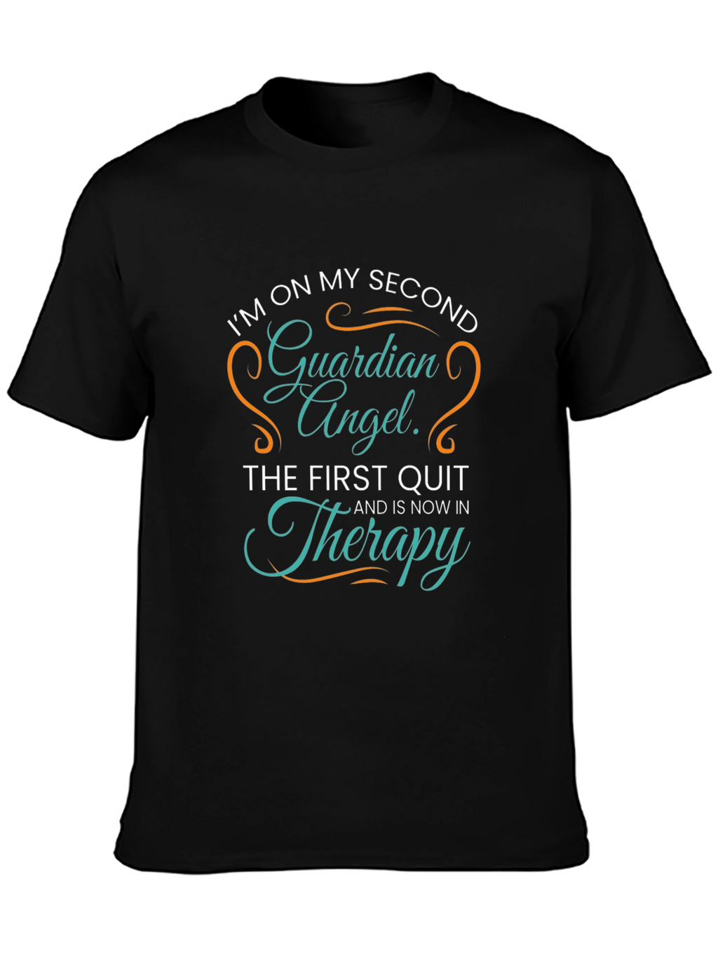 Funny Guardian Angel T-Shirt Sarcastic Humor Tee