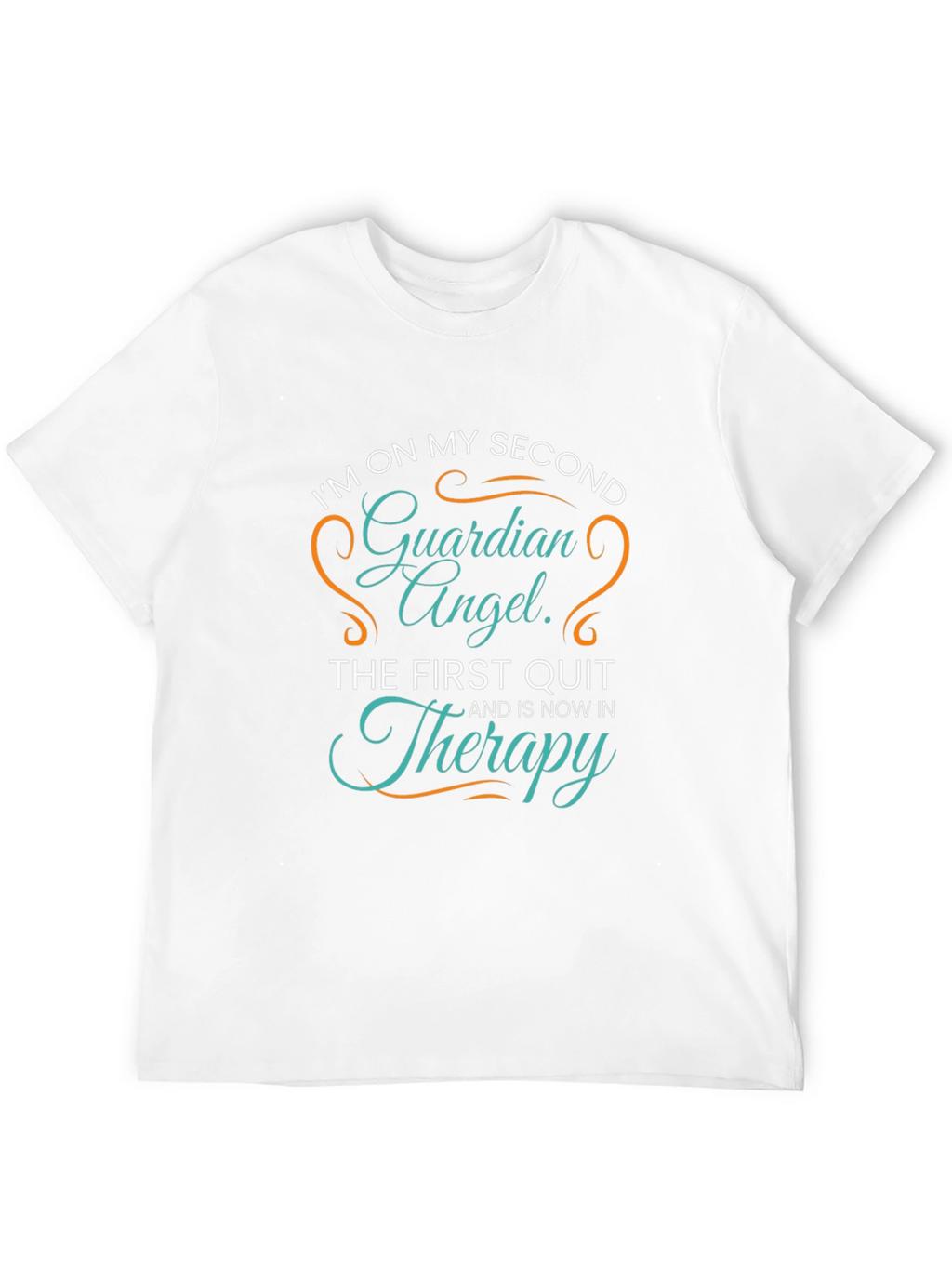 Funny Guardian Angel T-Shirt Sarcastic Humor Tee