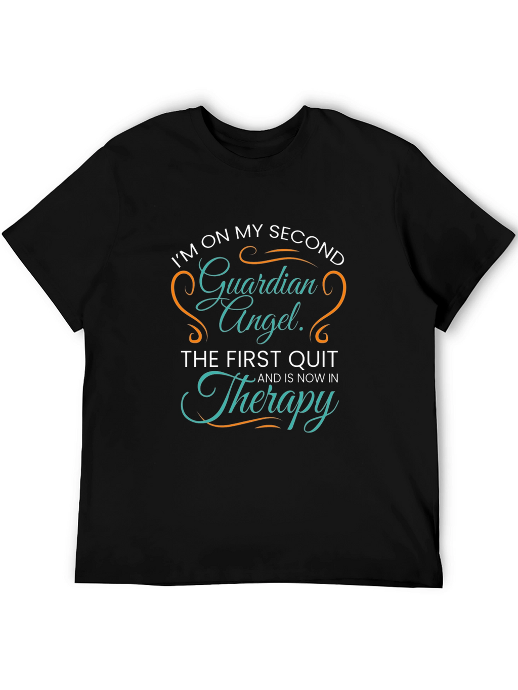 Funny Guardian Angel T-Shirt Sarcastic Humor Tee