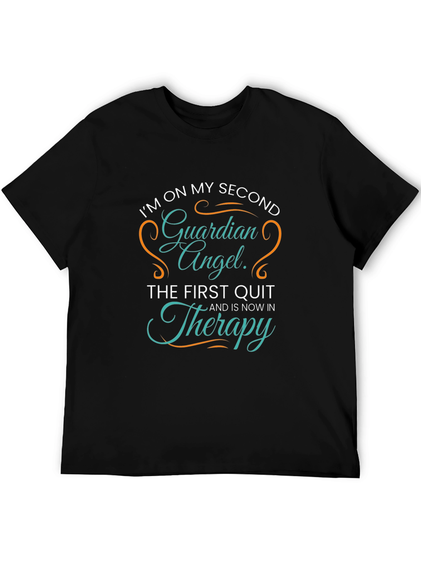 Funny Guardian Angel T-Shirt Sarcastic Humor Tee