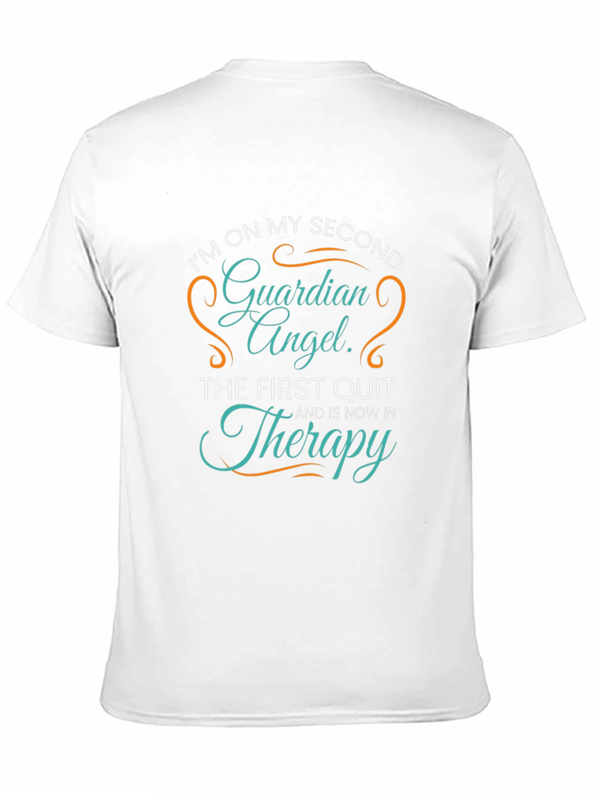 Funny Guardian Angel T-Shirt Sarcastic Humor Tee