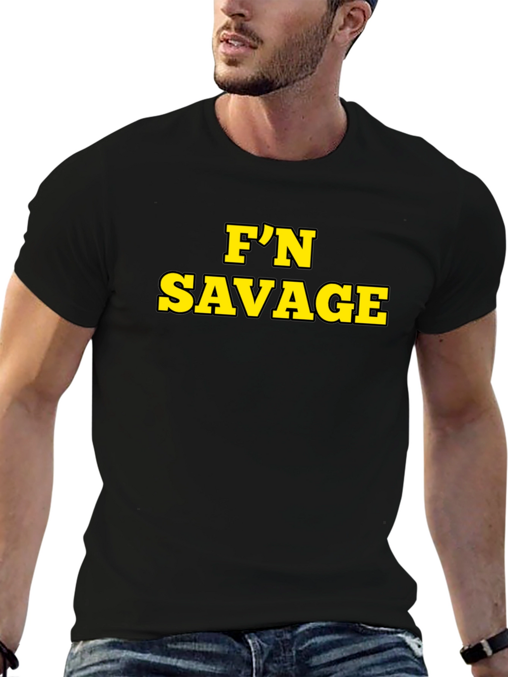FN Savage Black Graphic Tee