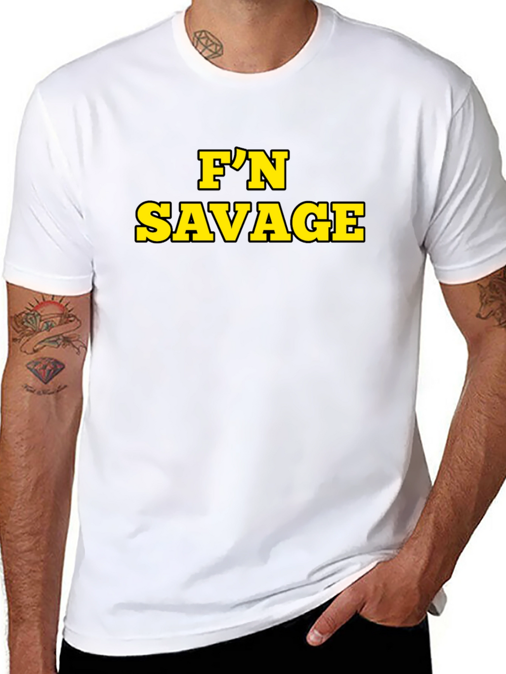 FN Savage Black Graphic Tee