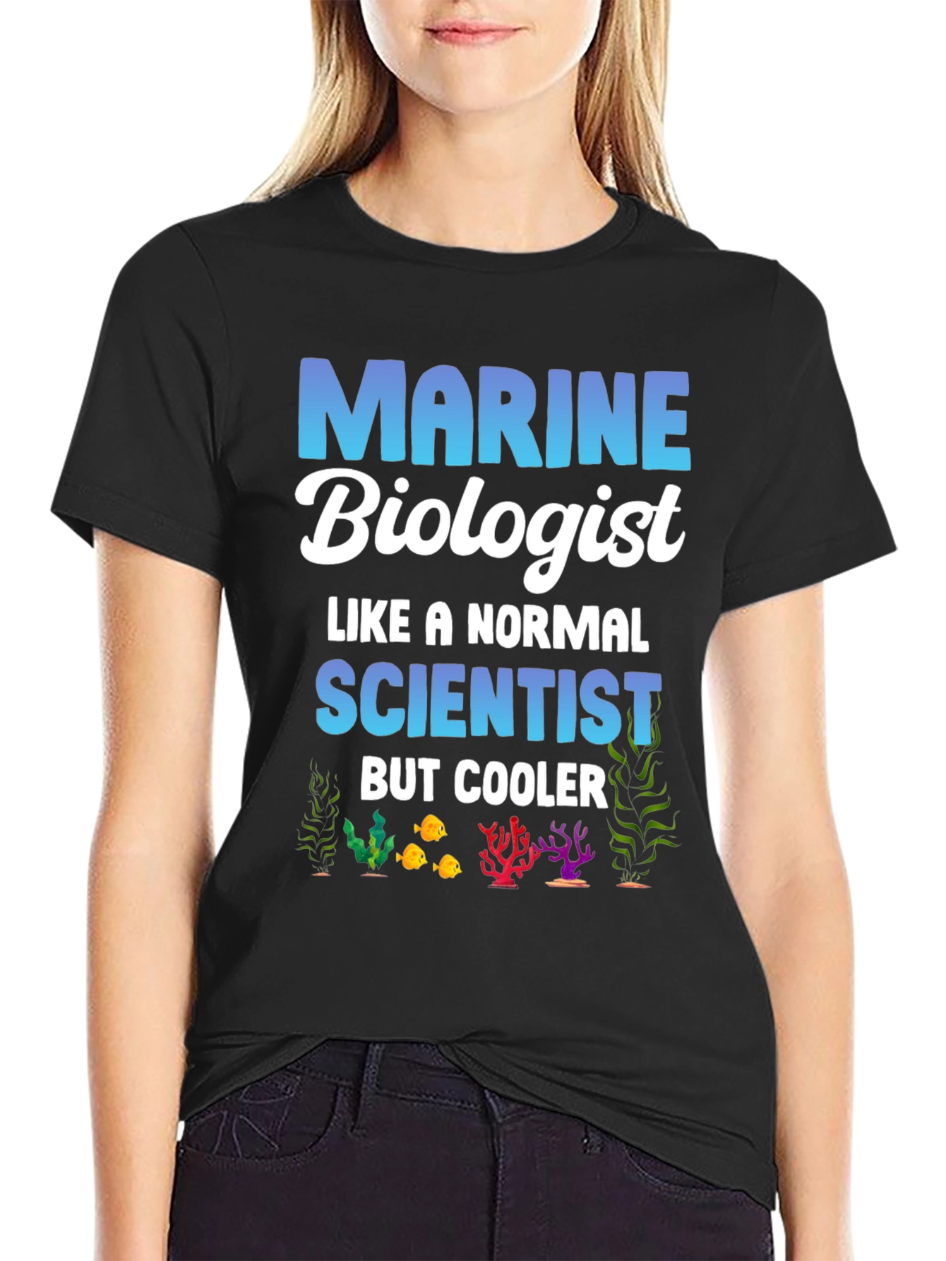 Marine Biologist T-Shirt - Cool Ocean Scientist Tee