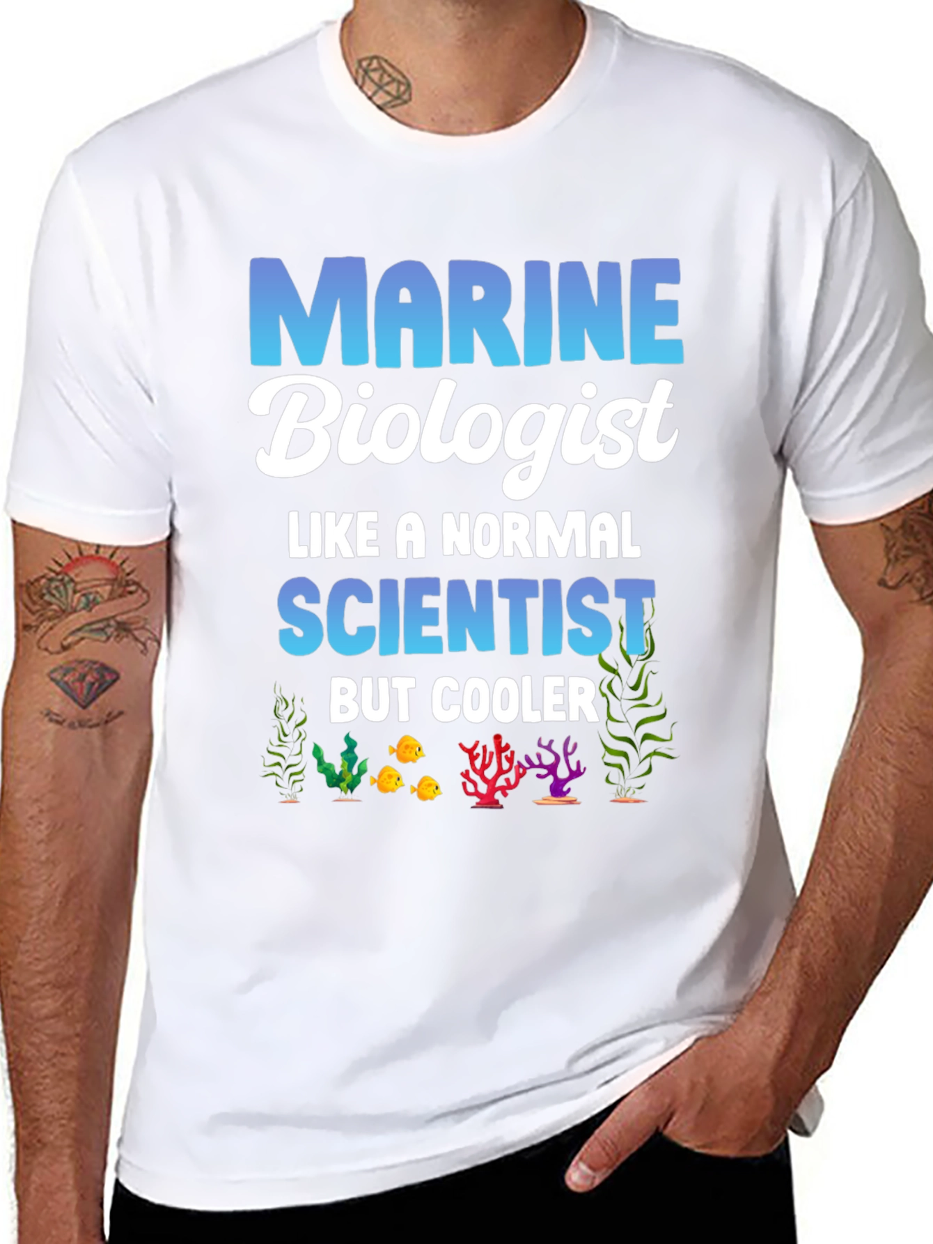 Marine Biologist T-Shirt - Cool Ocean Scientist Tee