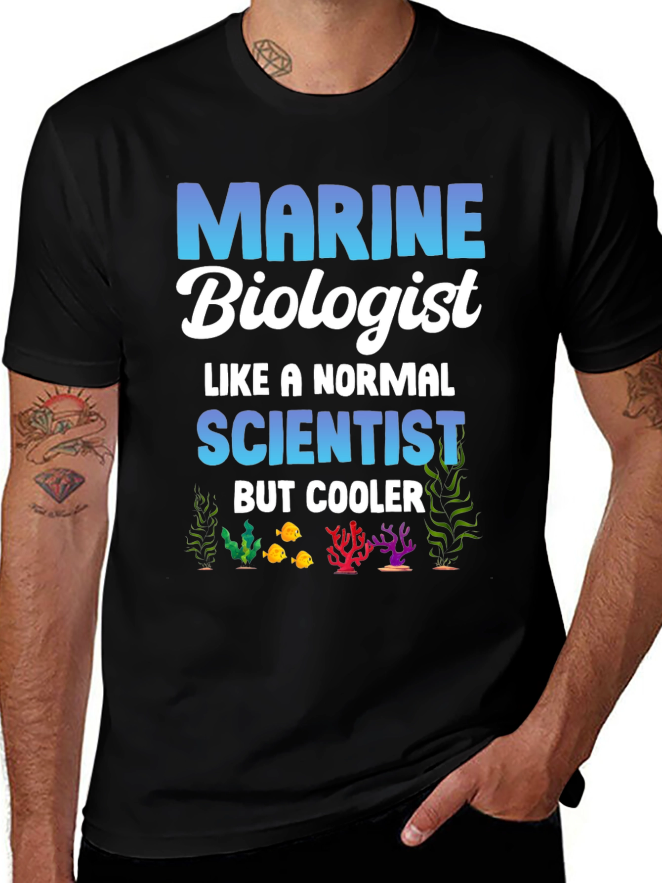 Marine Biologist T-Shirt - Cool Ocean Scientist Tee