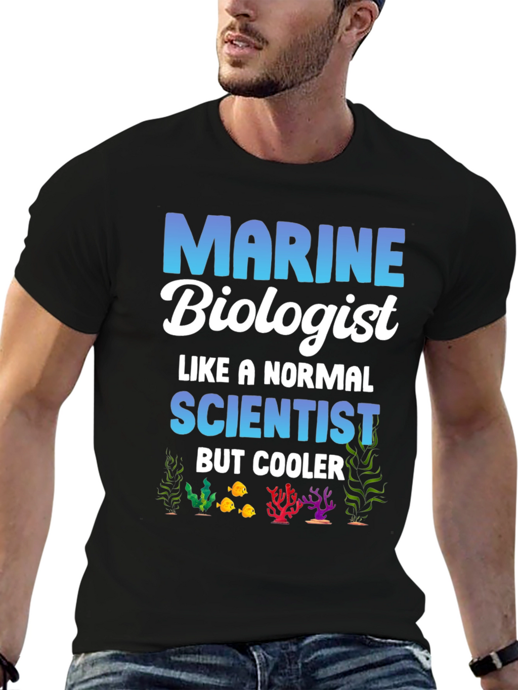 Marine Biologist T-Shirt - Cool Ocean Scientist Tee