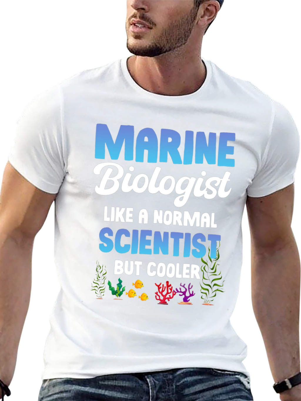 Marine Biologist T-Shirt - Cool Ocean Scientist Tee
