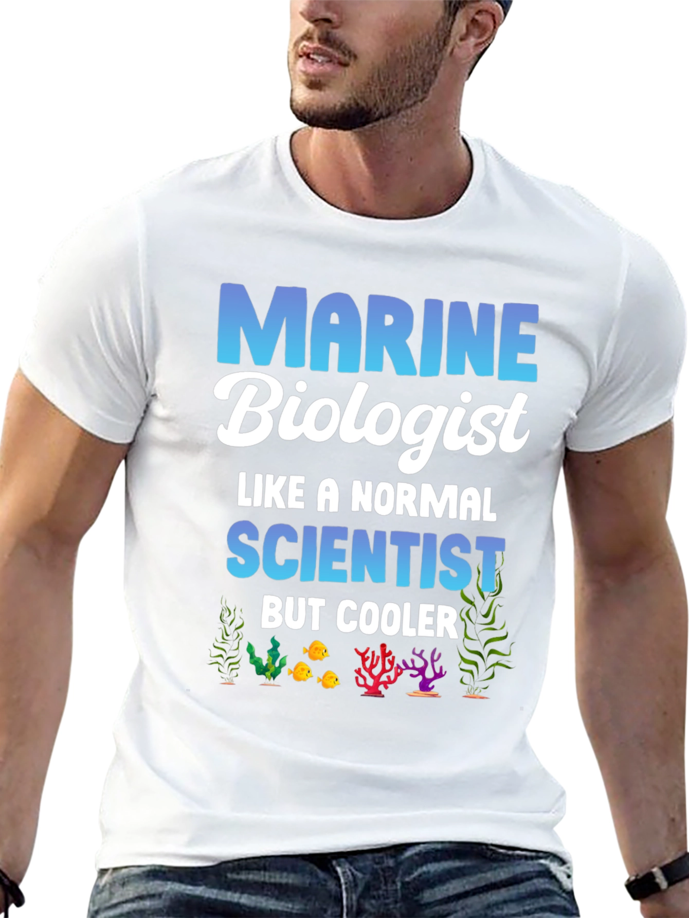 Marine Biologist T-Shirt - Cool Ocean Scientist Tee