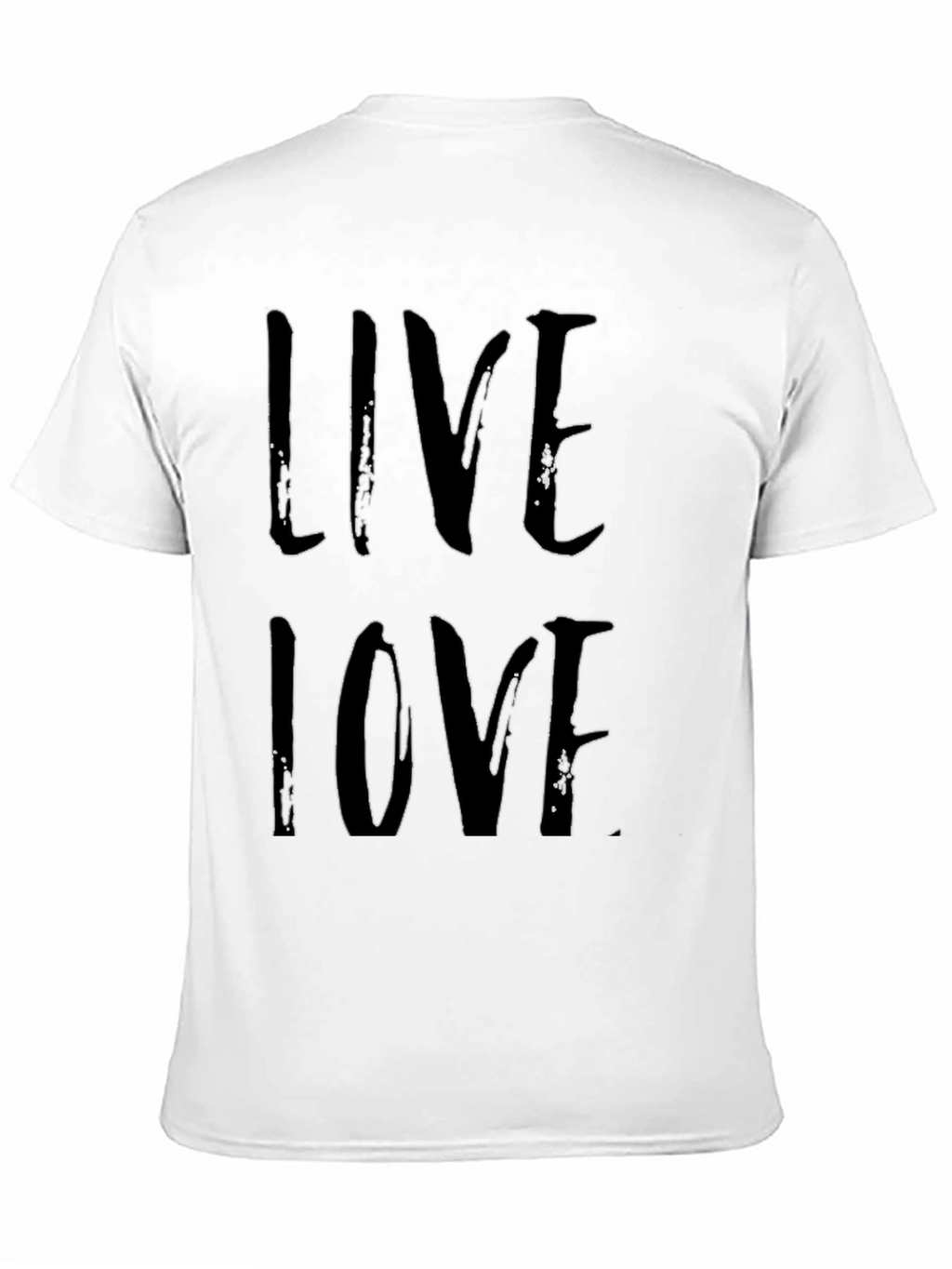 Live Love Black Graphic Tee