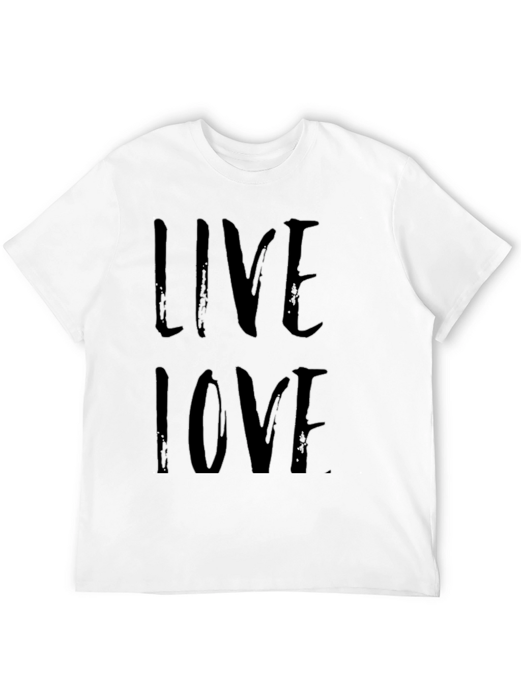 Live Love Black Graphic Tee
