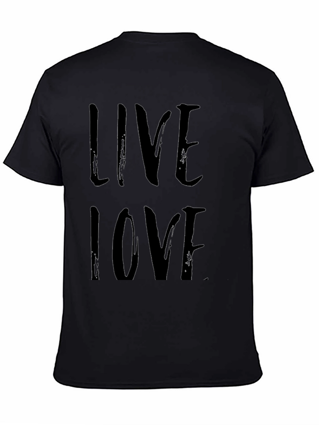 Live Love Black Graphic Tee