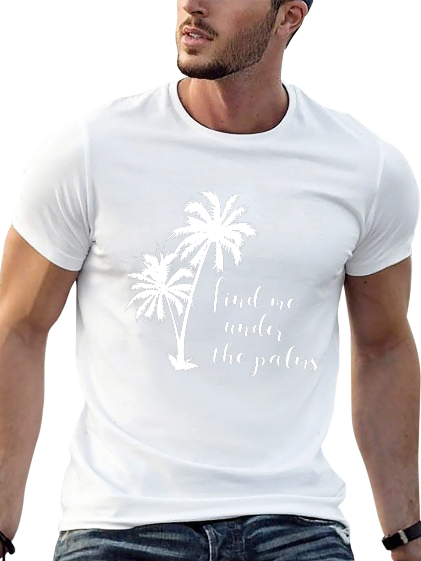 Palm Tree Graphic Tee - Beach Lover T-Shirt