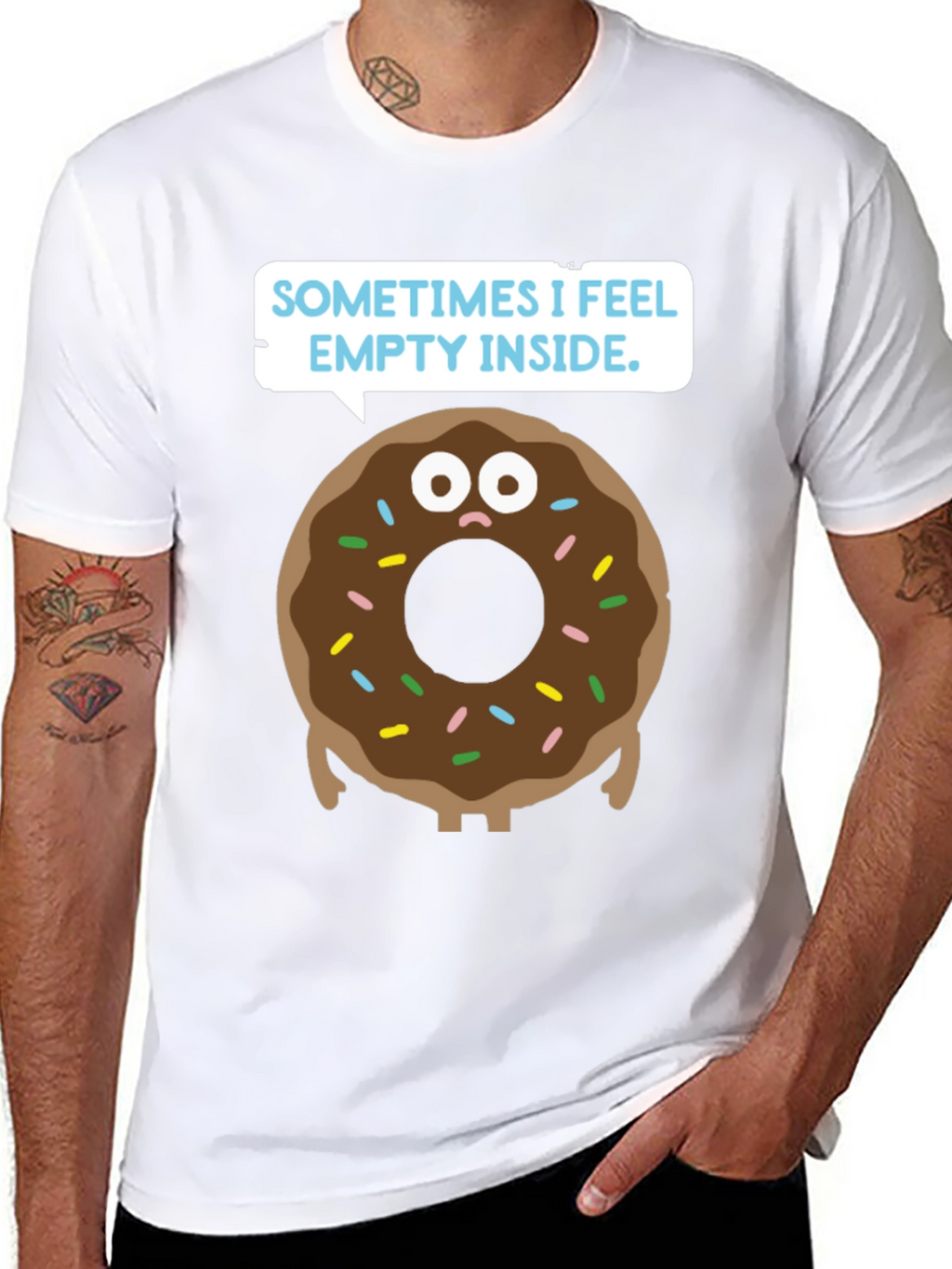 Donut Feeling T-Shirt - Humorous Graphic Tee