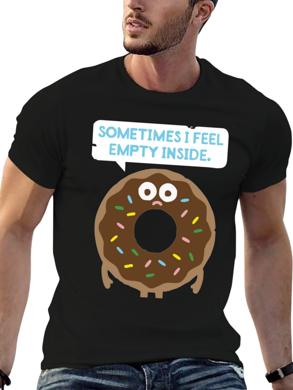 Donut Feeling T-Shirt - Humorous Graphic Tee