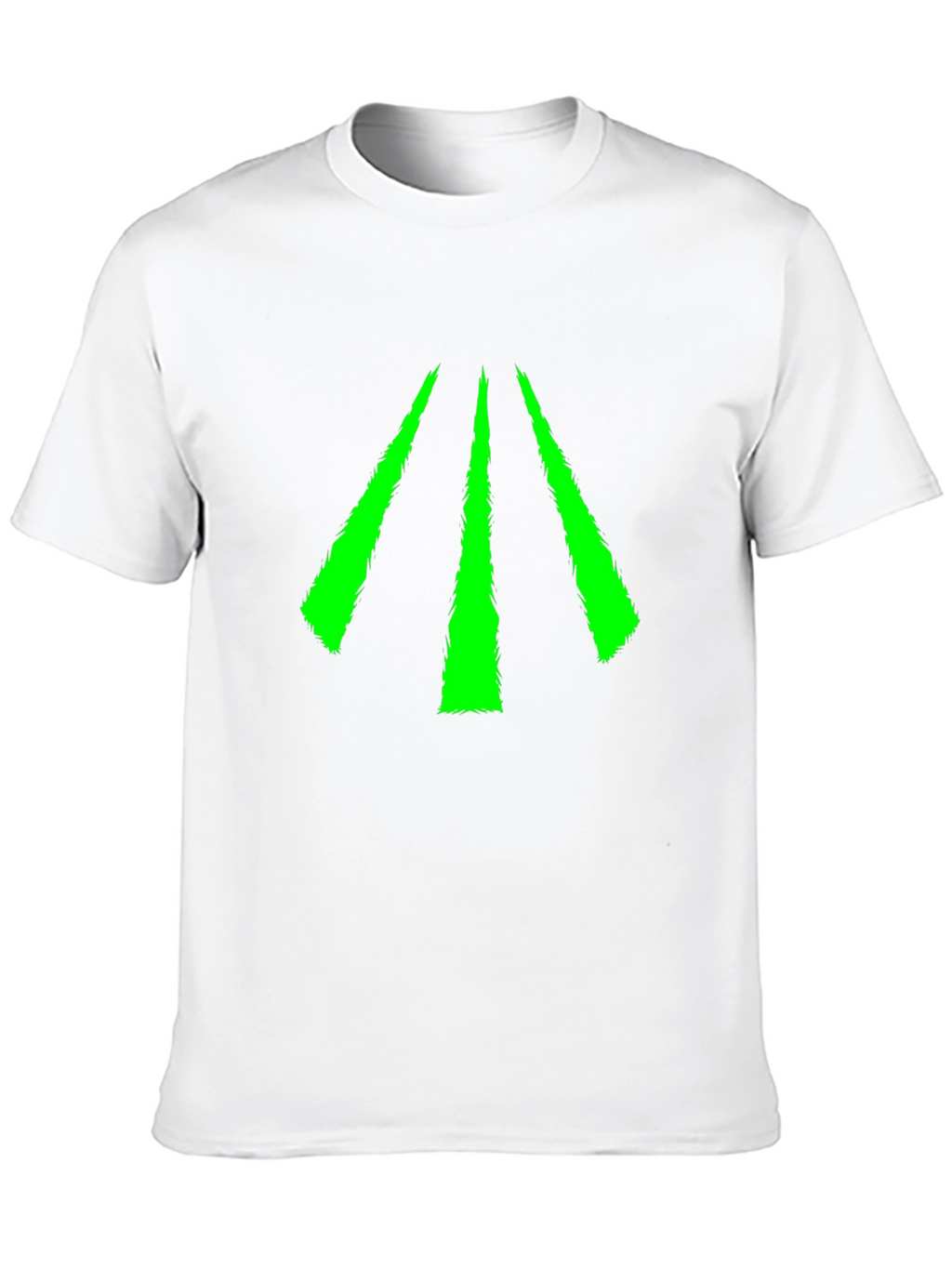 Neon Green Arrow Graphic Black Tee