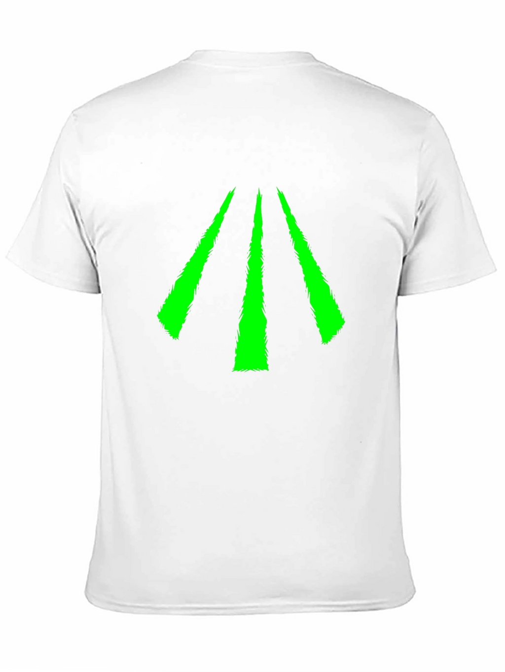 Neon Green Arrow Graphic Black Tee