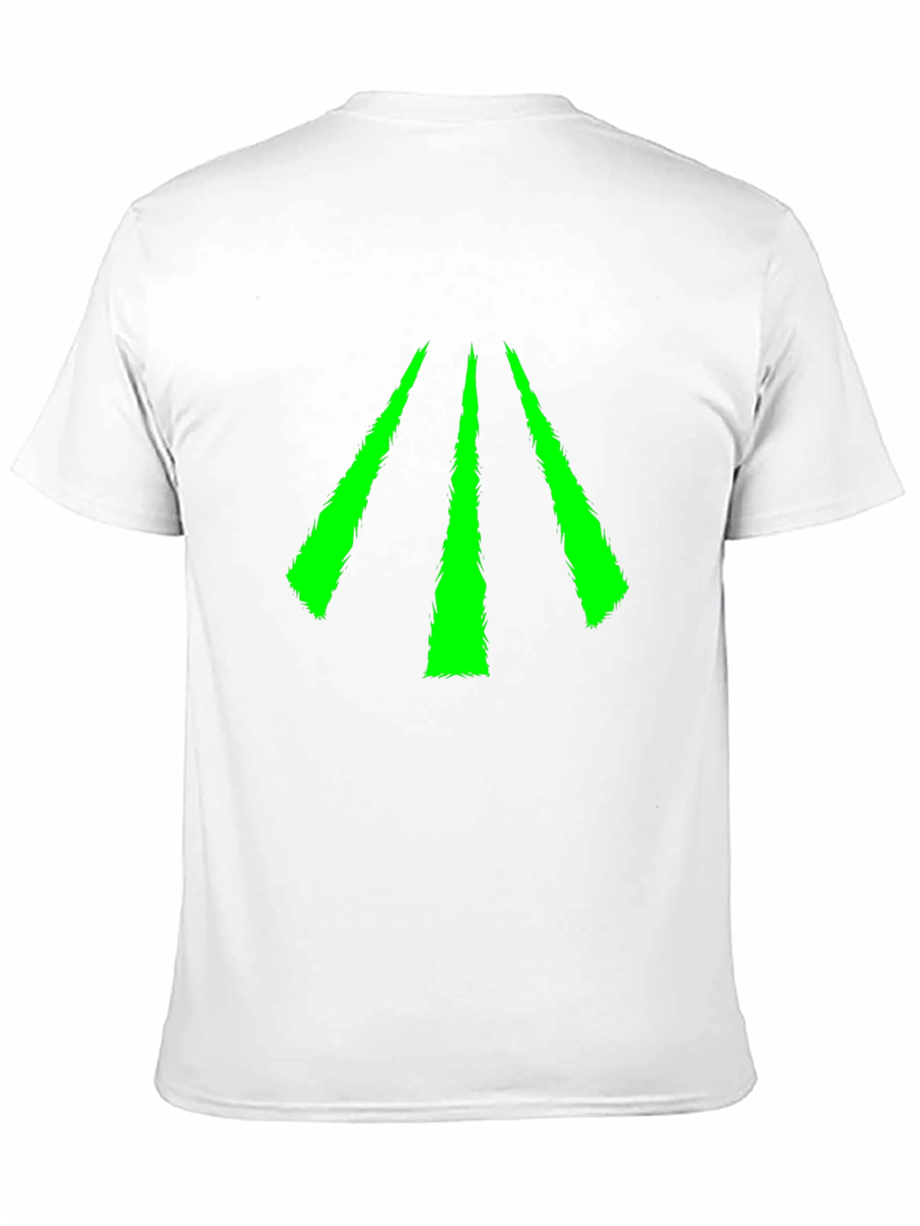 Neon Green Arrow Graphic Black Tee