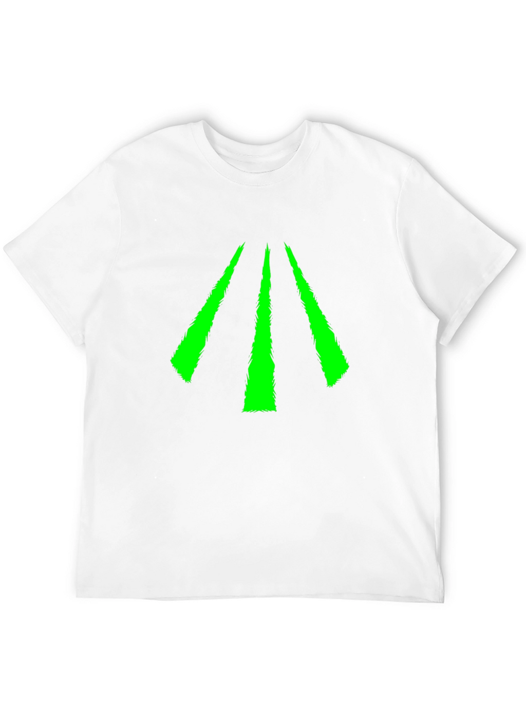 Neon Green Arrow Graphic Black Tee