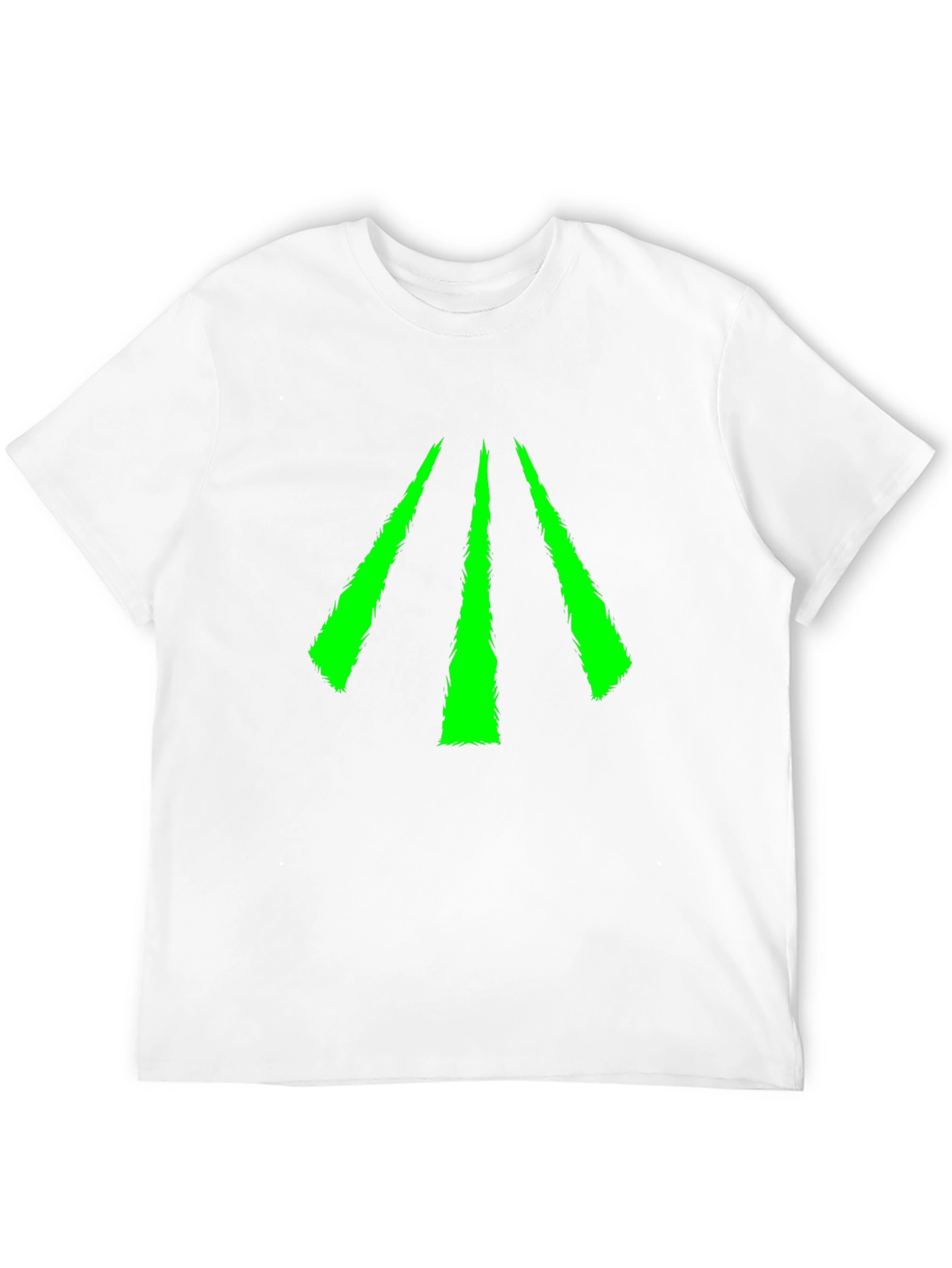 Neon Green Arrow Graphic Black Tee