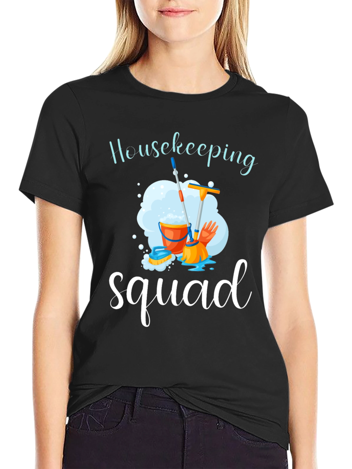 Housekeeping Squad T-Shirt - Cleaning Crew Tee