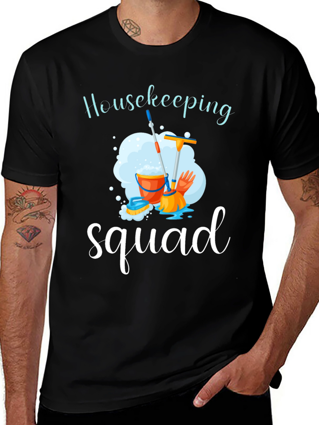 Housekeeping Squad T-Shirt - Cleaning Crew Tee