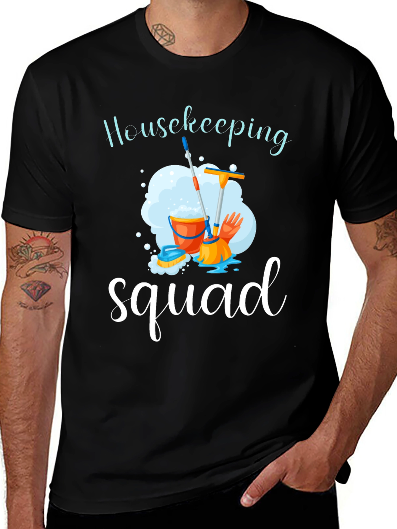 Housekeeping Squad T-Shirt - Cleaning Crew Tee