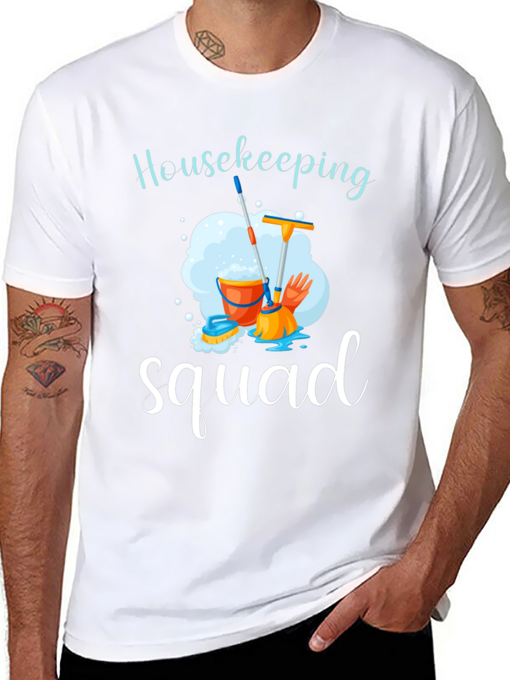 Housekeeping Squad T-Shirt - Cleaning Crew Tee