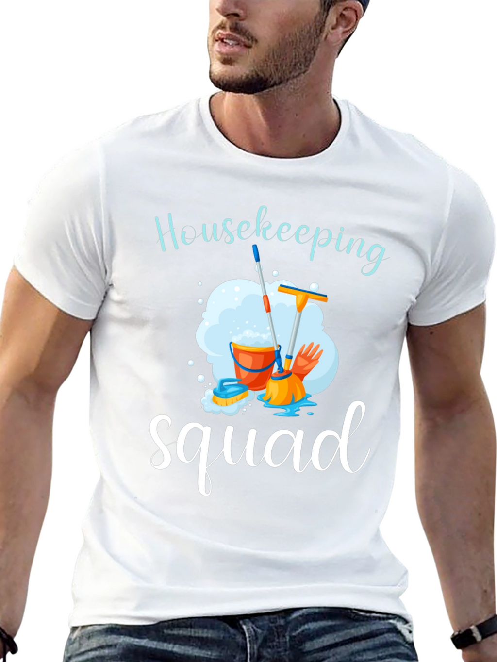 Housekeeping Squad T-Shirt - Cleaning Crew Tee