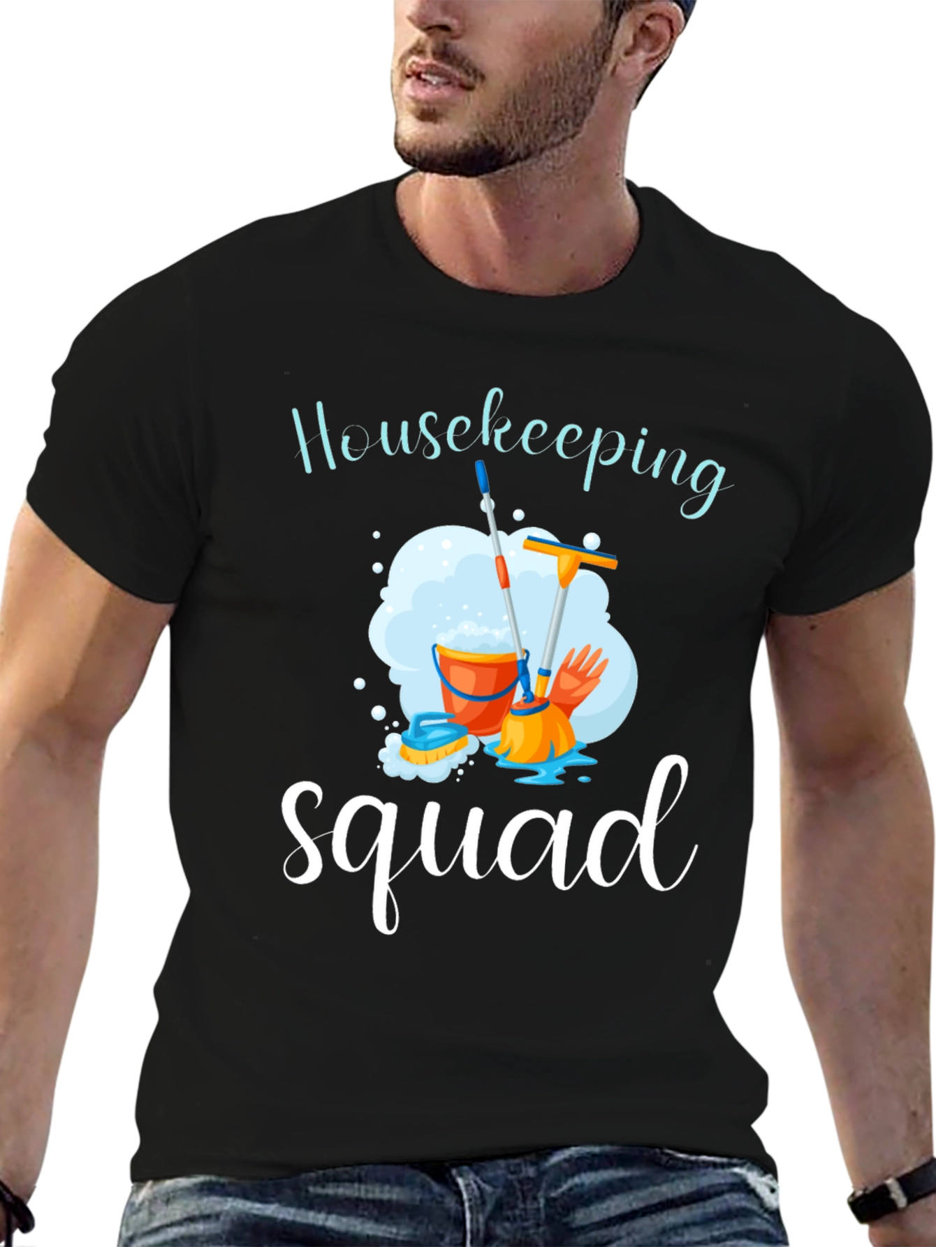 Housekeeping Squad T-Shirt - Cleaning Crew Tee