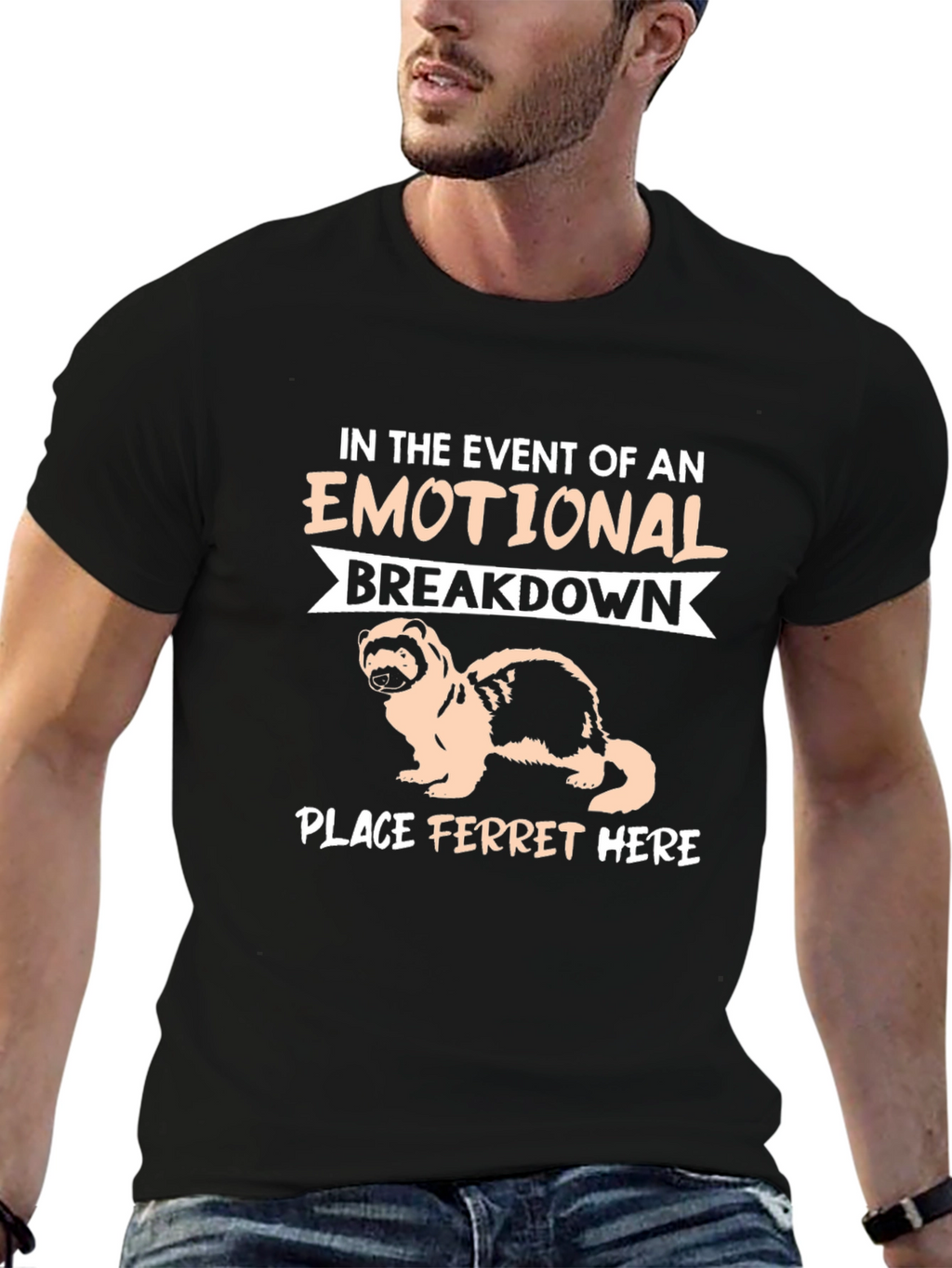 Emotional Support Ferret T-Shirt