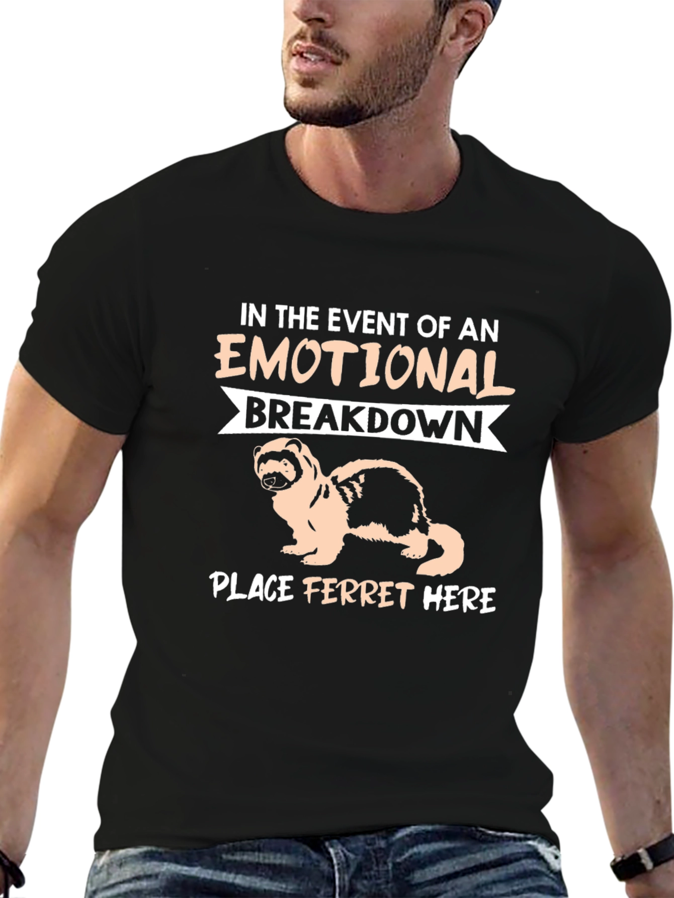 Emotional Support Ferret T-Shirt