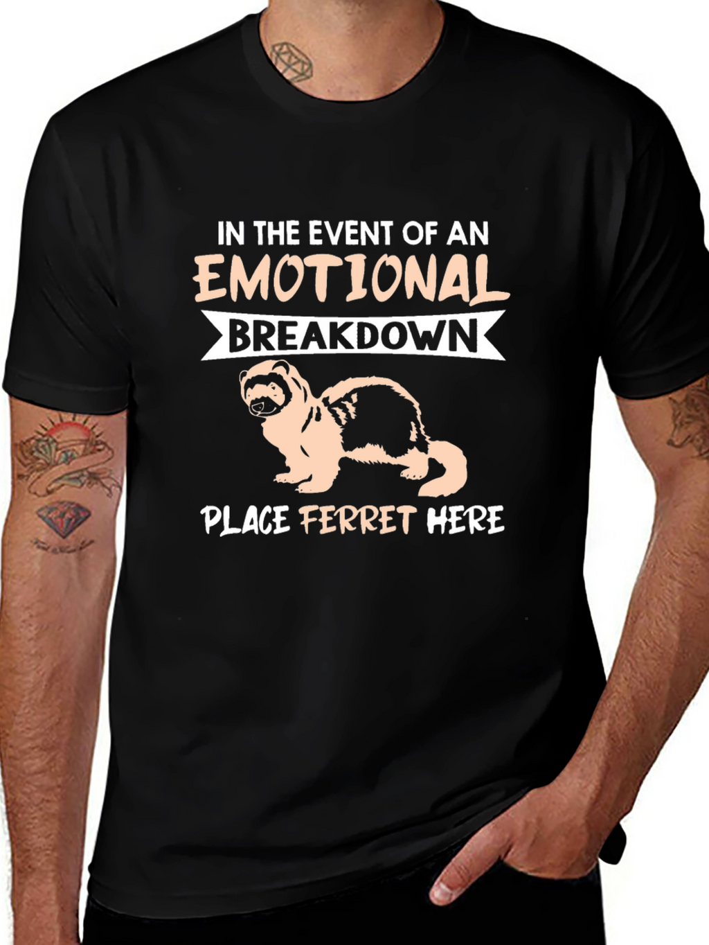 Emotional Support Ferret T-Shirt