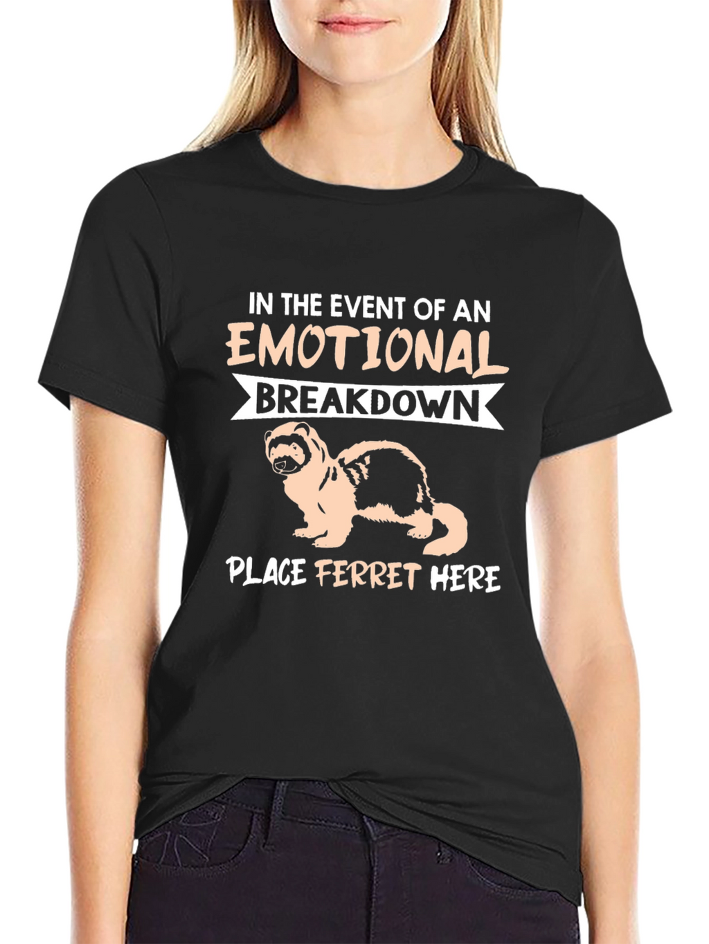 Emotional Support Ferret T-Shirt