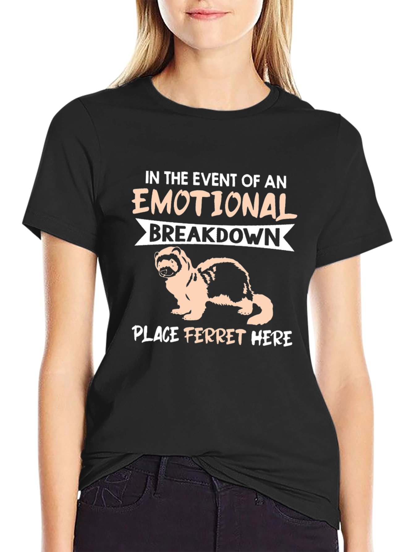 Emotional Support Ferret T-Shirt