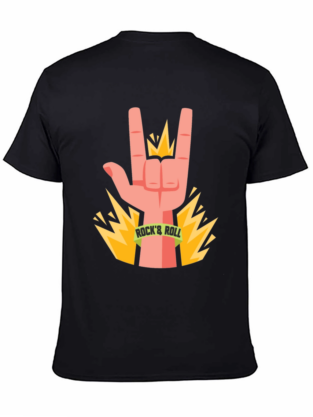 Rock & Roll Hand Graphic T-Shirt