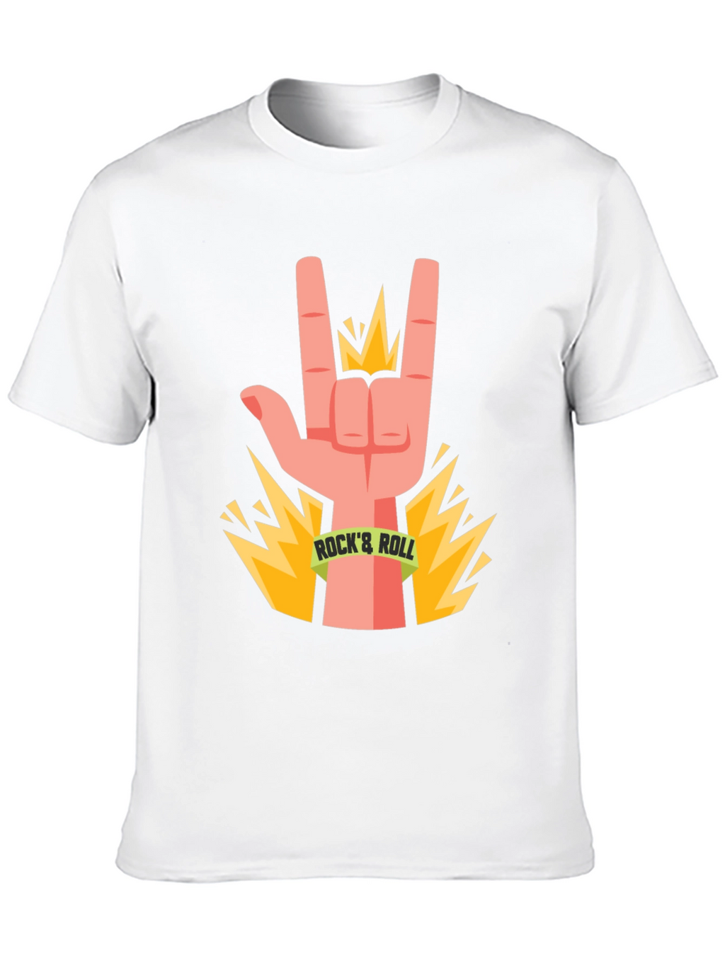Rock & Roll Hand Graphic T-Shirt