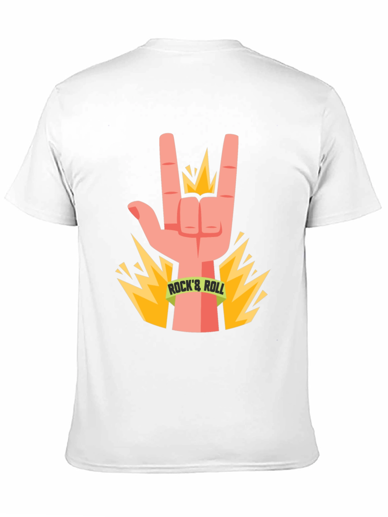 Rock & Roll Hand Graphic T-Shirt