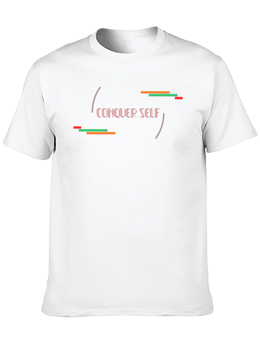Conquer Self Graphic Tee - Modern Design Soft Fabric