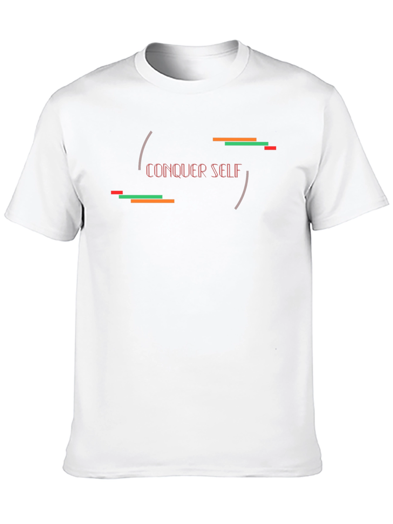 Conquer Self Graphic Tee - Modern Design Soft Fabric