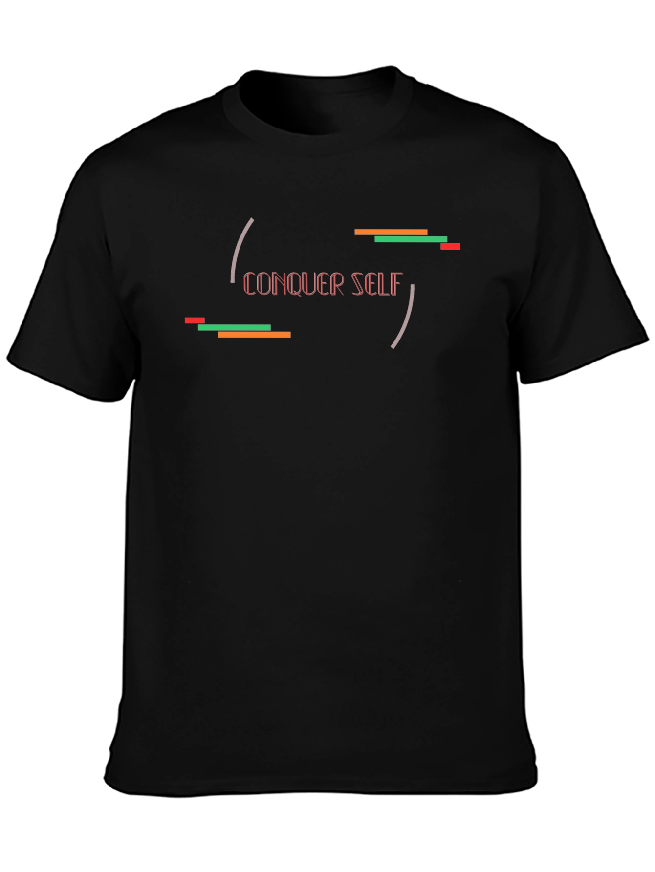 Conquer Self Graphic Tee - Modern Design Soft Fabric