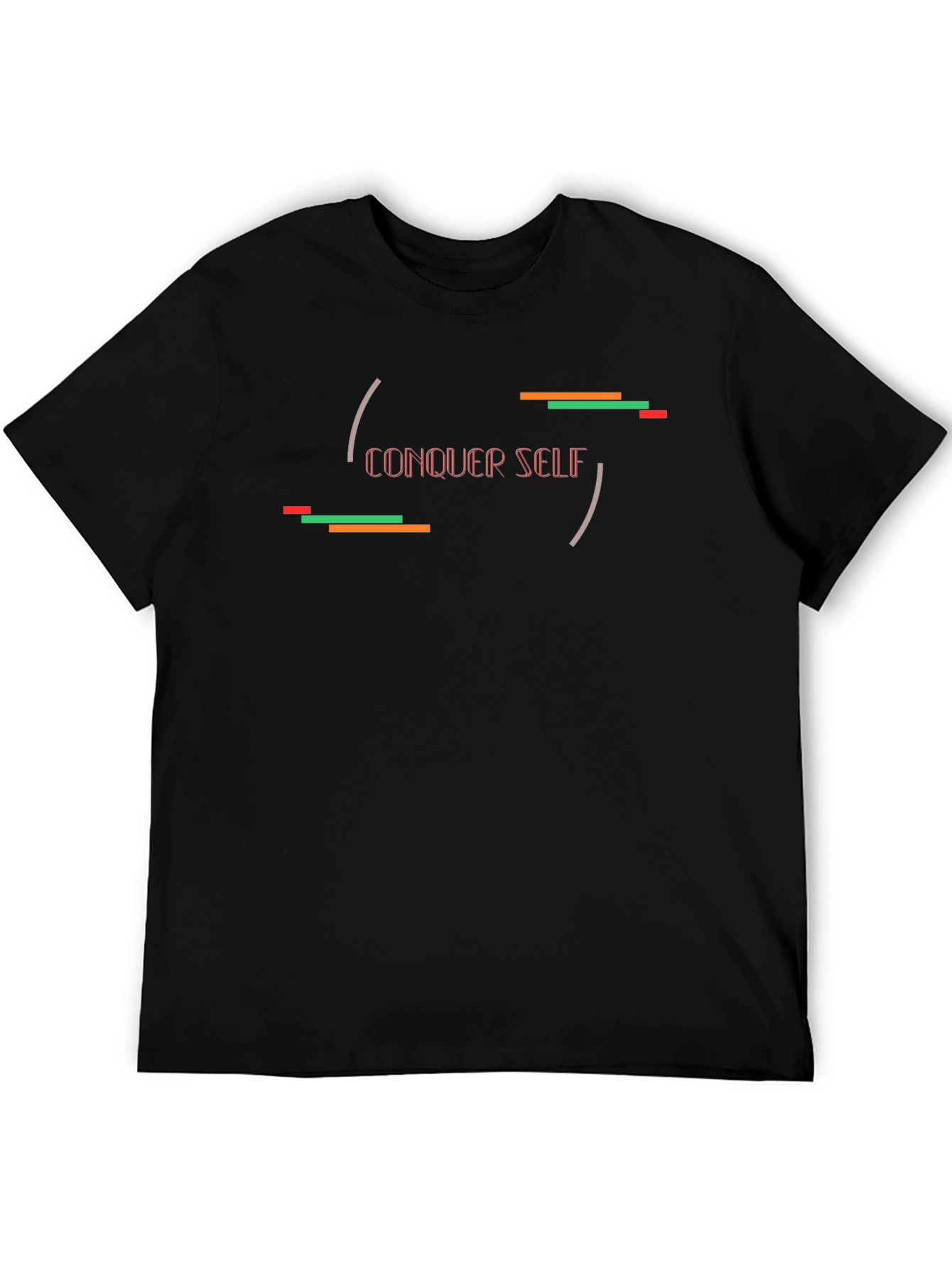 Conquer Self Graphic Tee - Modern Design Soft Fabric