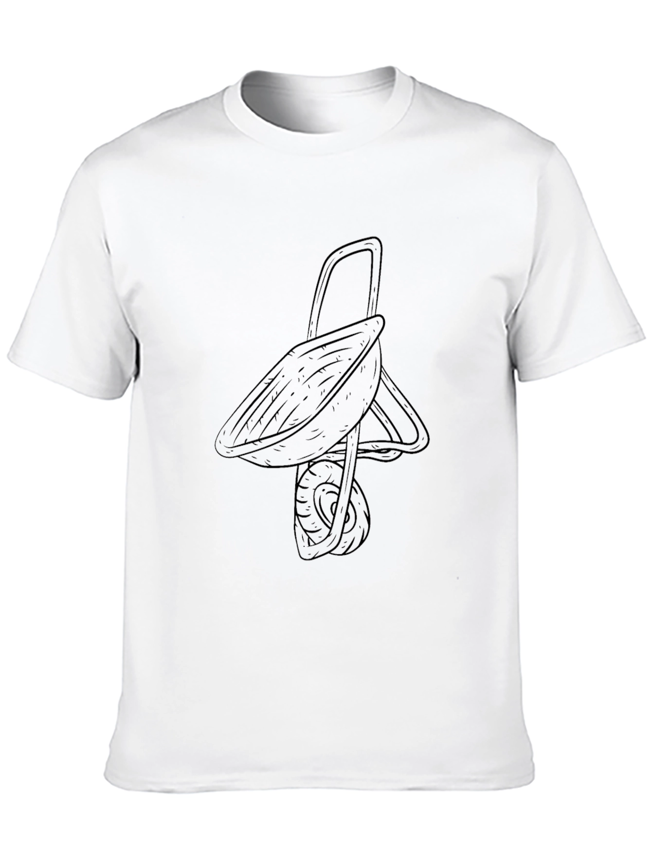 Mens Black Wheelbarrow Graphic Tee