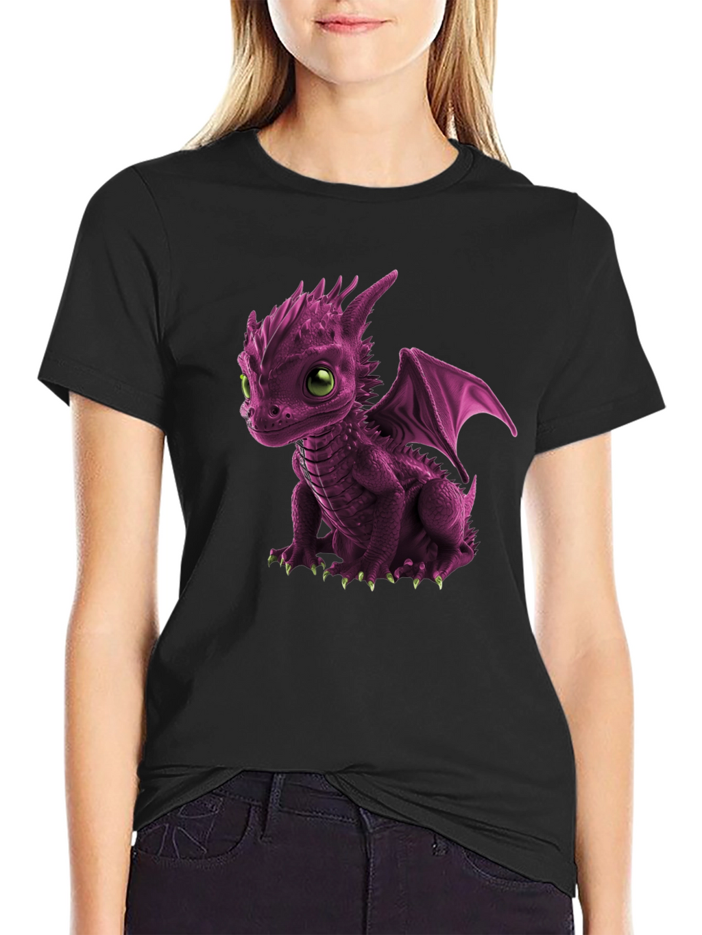 Cute Dragon Graphic Tee - Unique Design