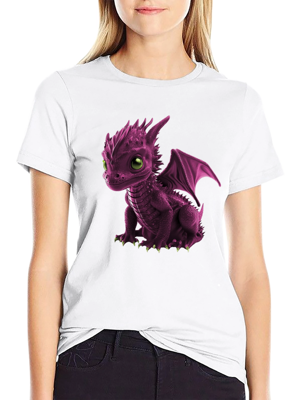 Cute Dragon Graphic Tee - Unique Design
