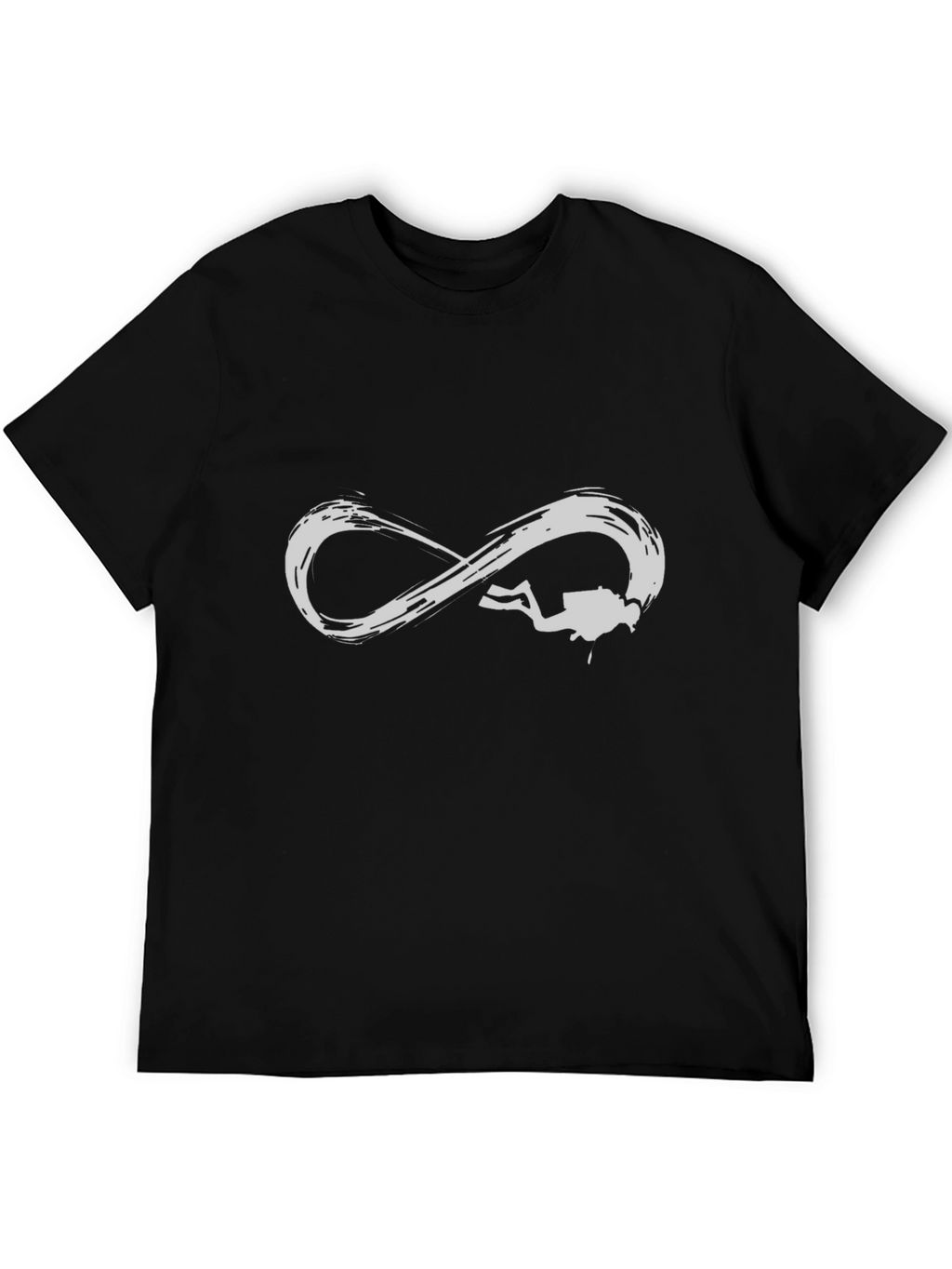 Diver Infinity Symbol Black Tee