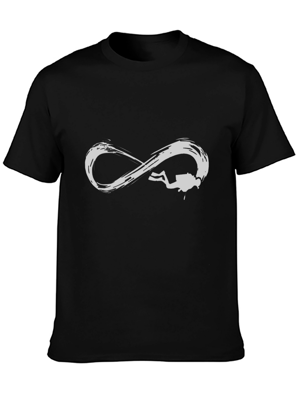 Diver Infinity Symbol Black Tee