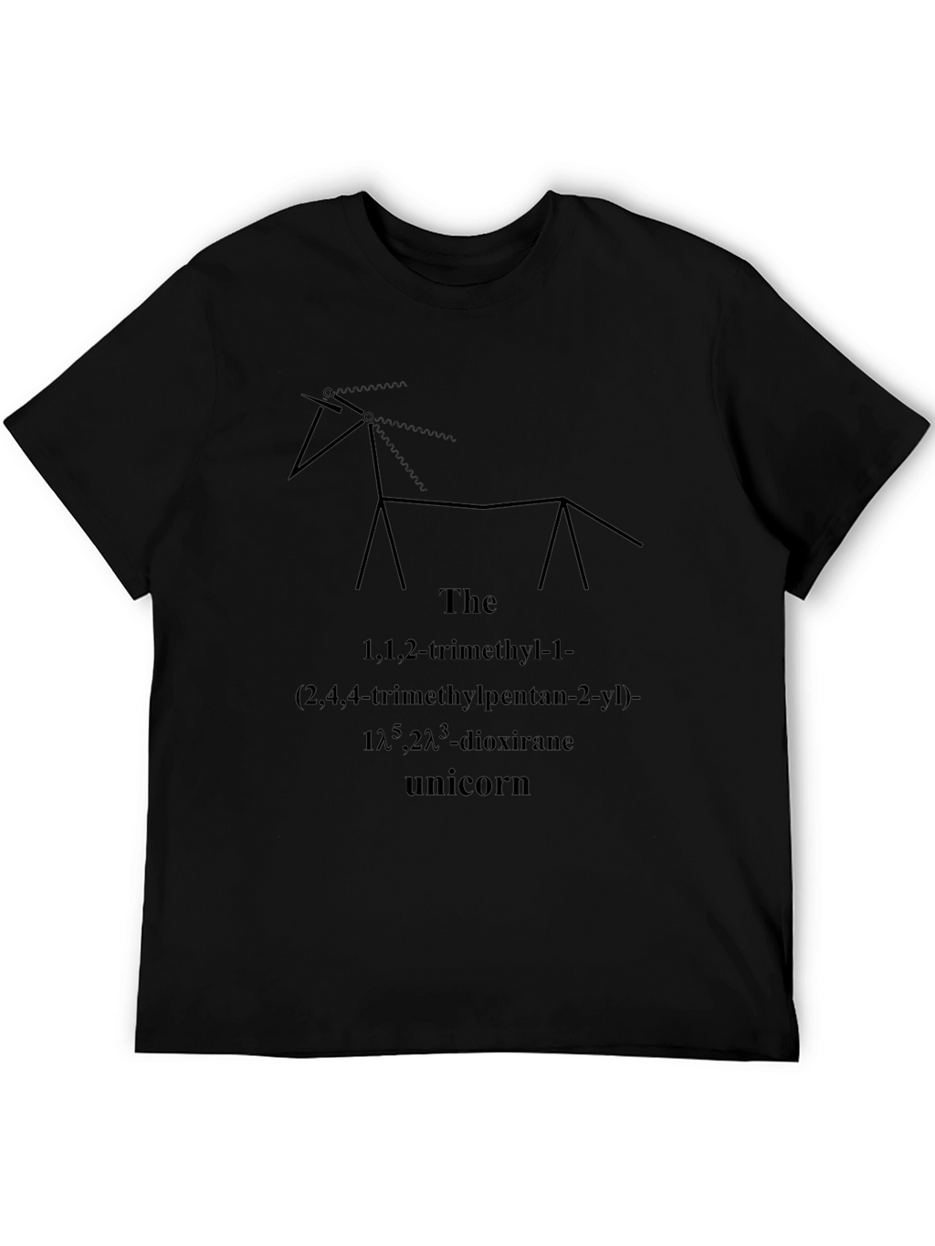Chemistry Unicorn Graphic T-Shirt