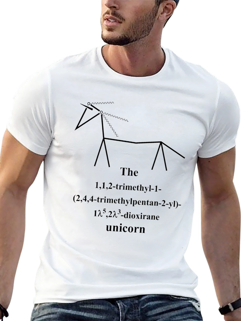 Chemistry Unicorn Graphic T-Shirt
